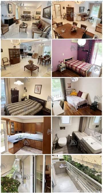 希腊移民必看！132㎡三居室公寓，带花园停车位，黄金签证一步到位