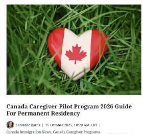 加拿大护理员试点项目：2026年落地即PR的移民新通道