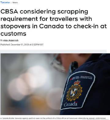 加拿大留学中转新规解读：国际旅客过境流程简化