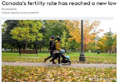 加拿大生育率跌破历史新低!年轻人为何不敢生孩子了?