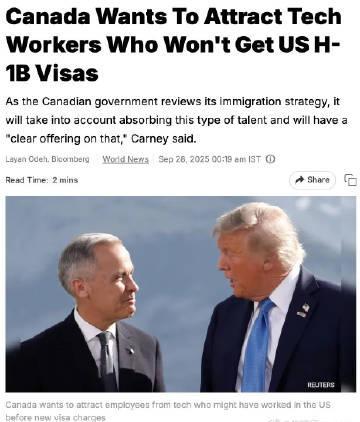 加拿大瞄准美国H-1B签证危机,科技人才移民政策或将放宽