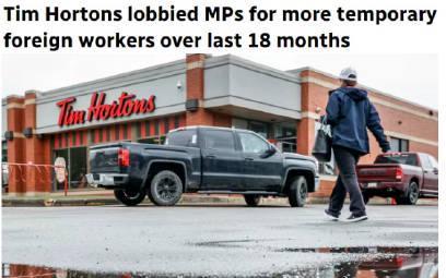 加拿大留学与移民观察:Tim Hortons外籍劳工争议背后的就业市场现实
